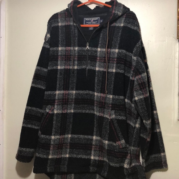 Polo sport fleece hoodie sweater very warm
